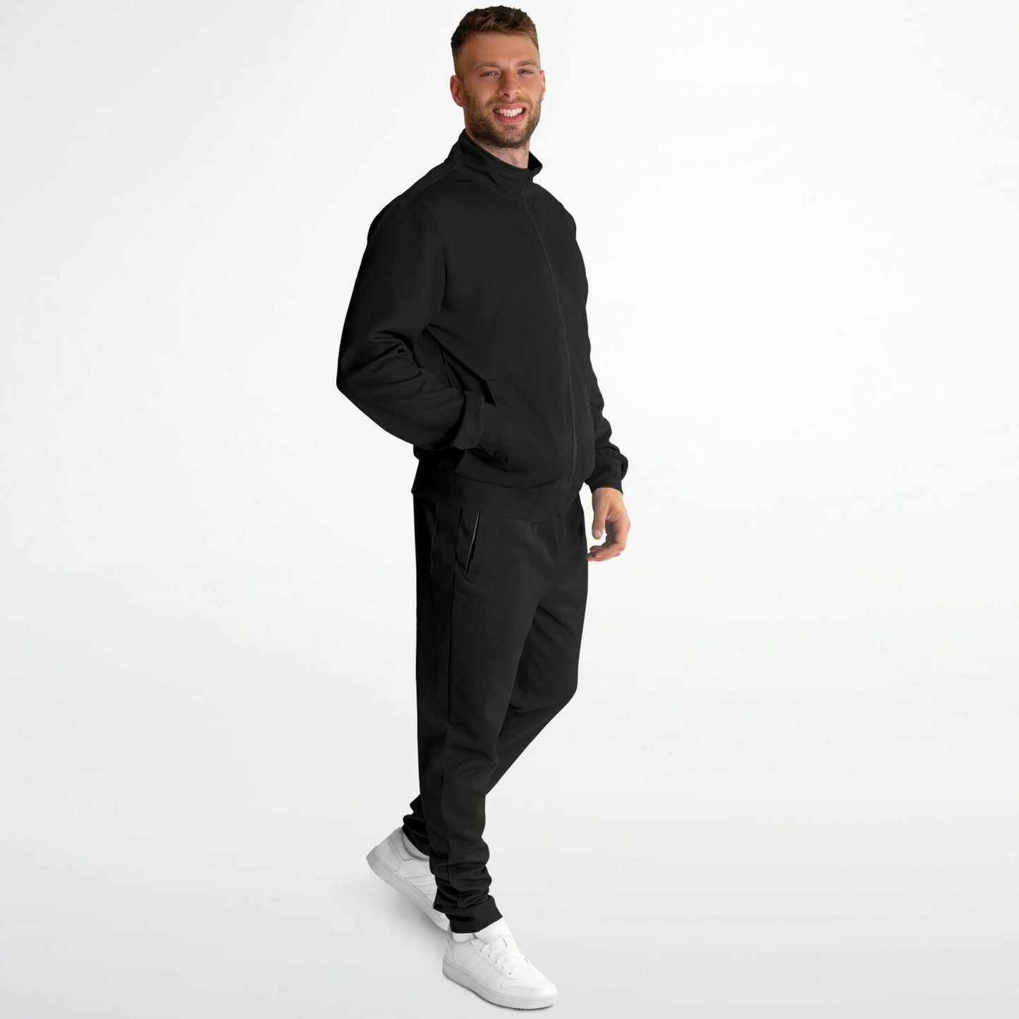 "Fit Instructor" Tracksuit - Dark Charcoal & Grey