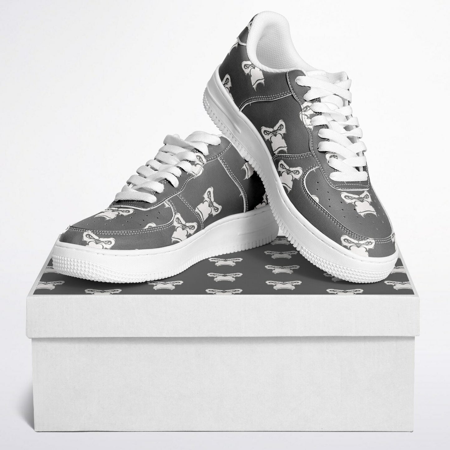 Core Low Shoes - Grey & White