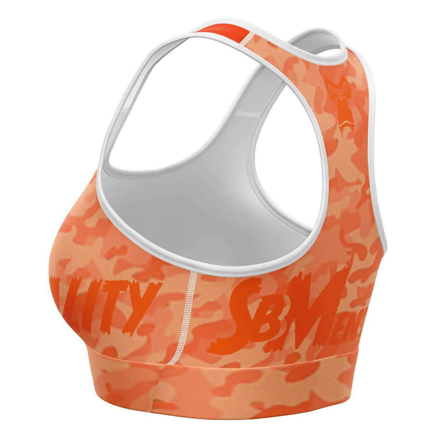 SB Mentality Premium Sports Bra (Peach Camouflage)