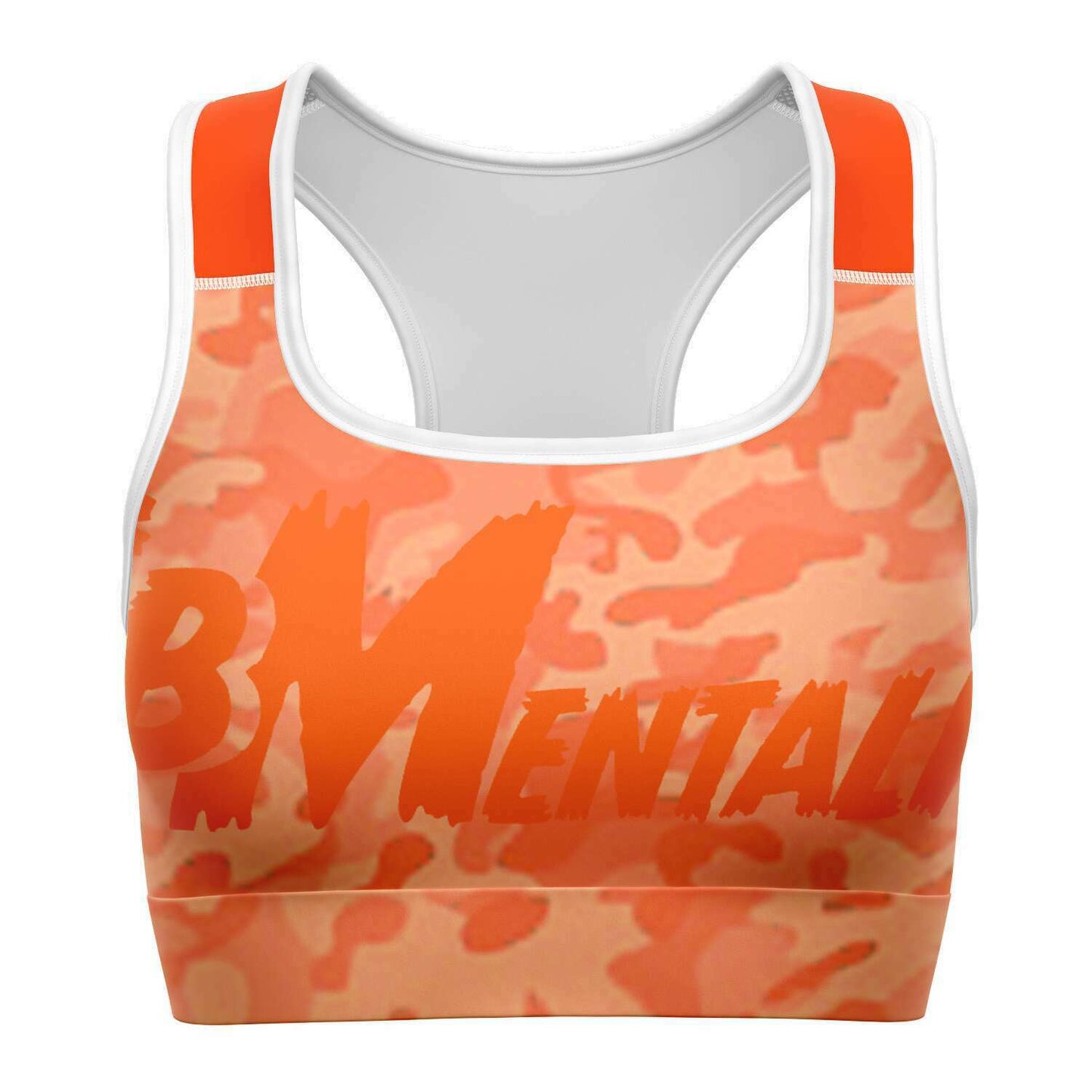 SB Mentality Premium Sports Bra (Peach Camouflage)