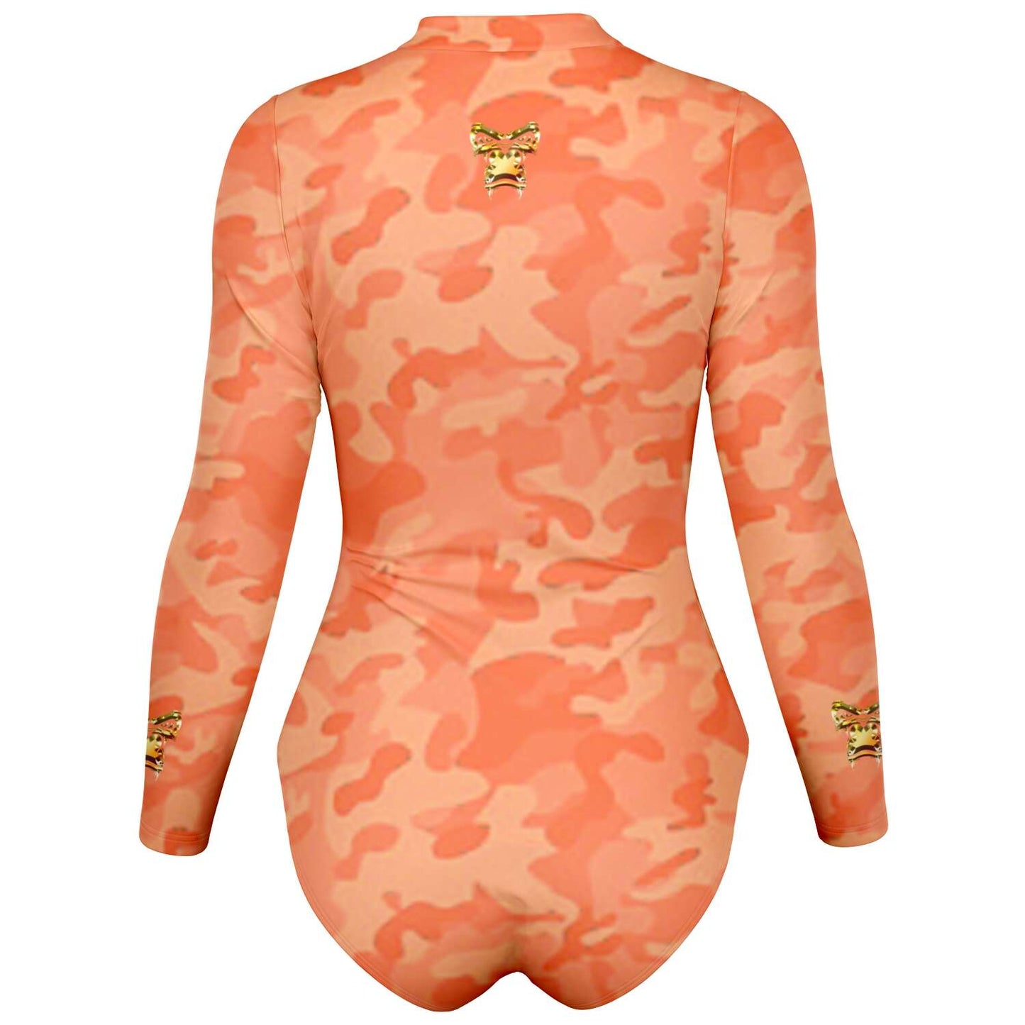 SB Mentality Premium Long sleeve Body Suit (Peach Camouflage)
