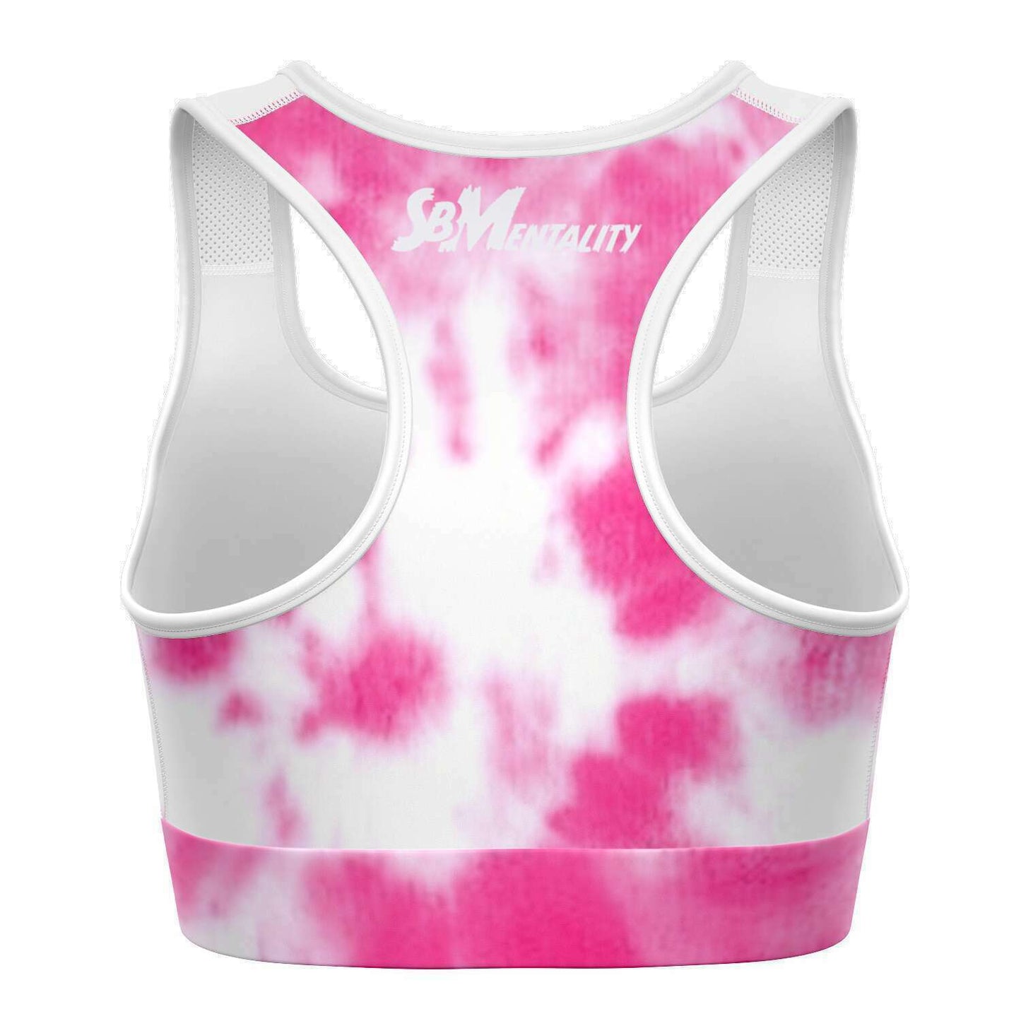 Pink Tie Dye Sports Bra