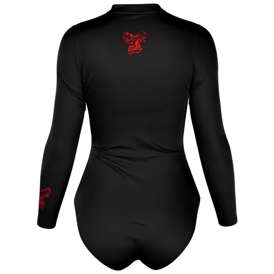 SB Mentality Premium Long - sleeve Body Suit (Charcoal Black)