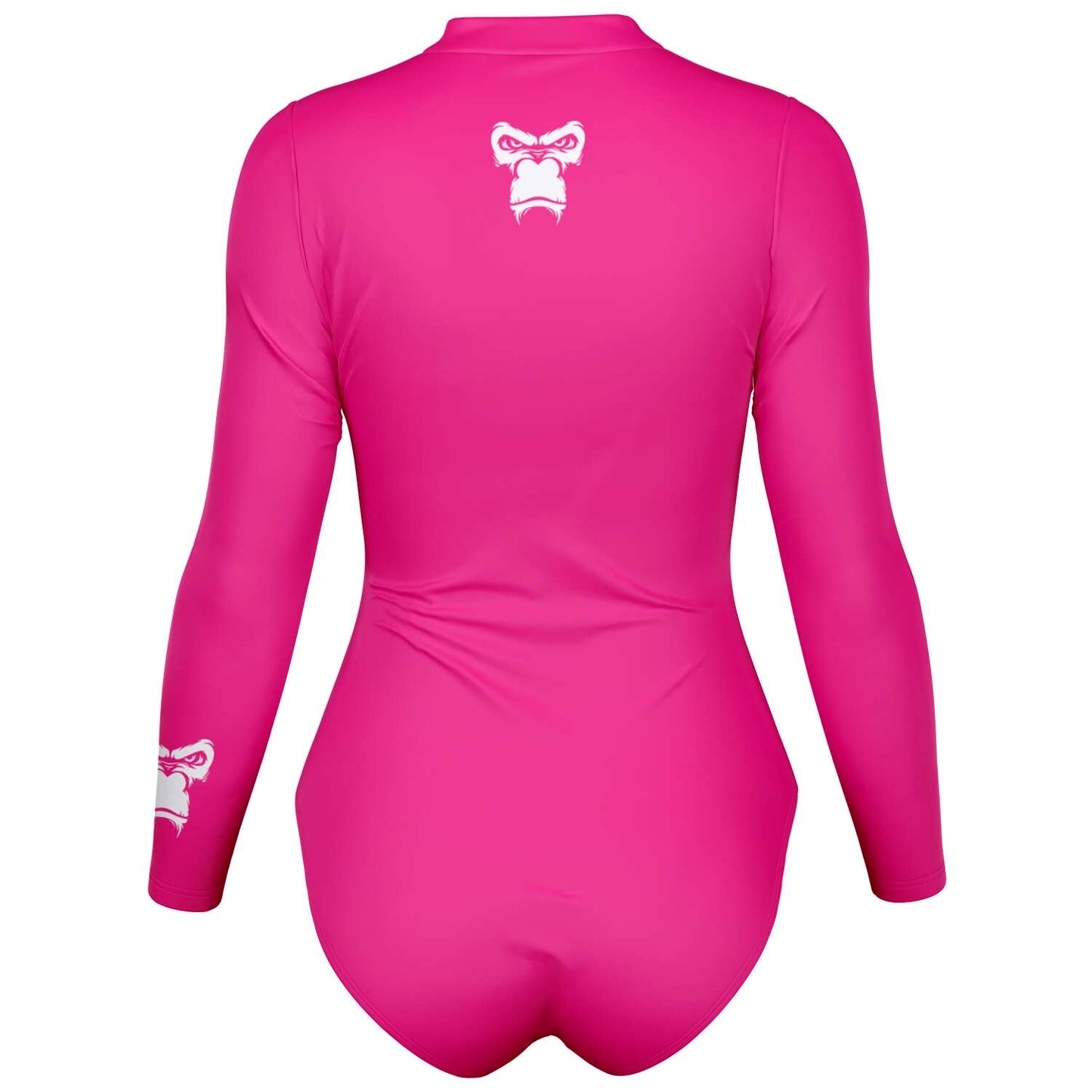SB Mentality Premium Long - Sleeve Body Suit ( Pink & White )