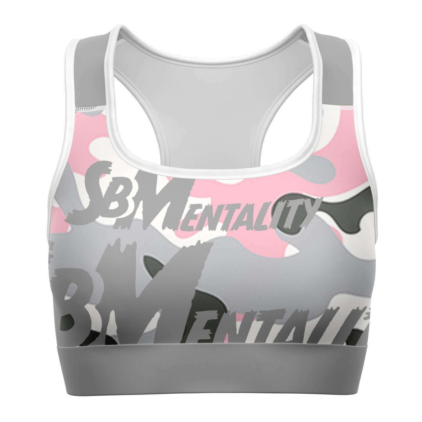 SB Mentality Premium Sports Bras (Pink Camouflage)