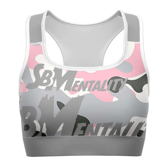 SB Mentality Premium Sports Bras (Pink Camouflage)