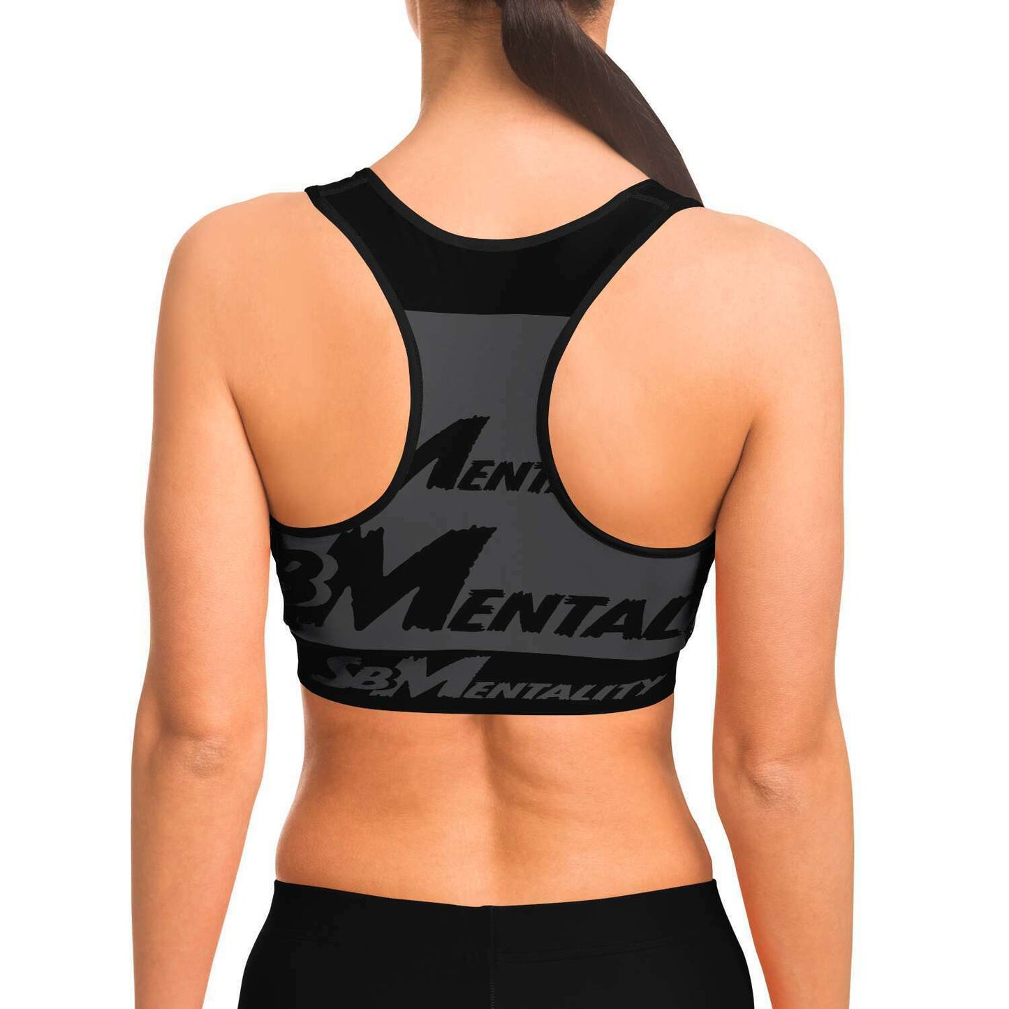SB Mentality Sports Bra (Black/Grey)