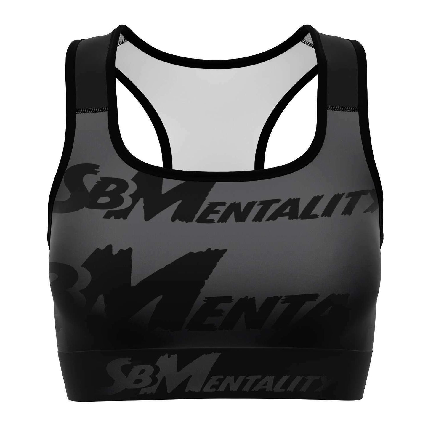 SB Mentality Sports Bra (Black/Grey)